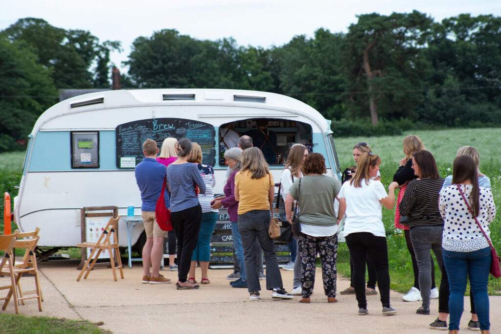 Queue outside Brew